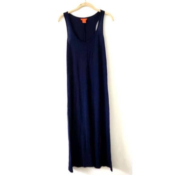 Joe Fresh Halter Blue Long Maxi Dress Size M - Picture 1 of 4